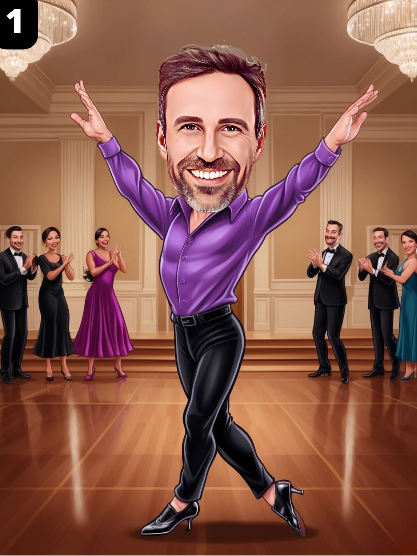 Danseur de salsa - Homme