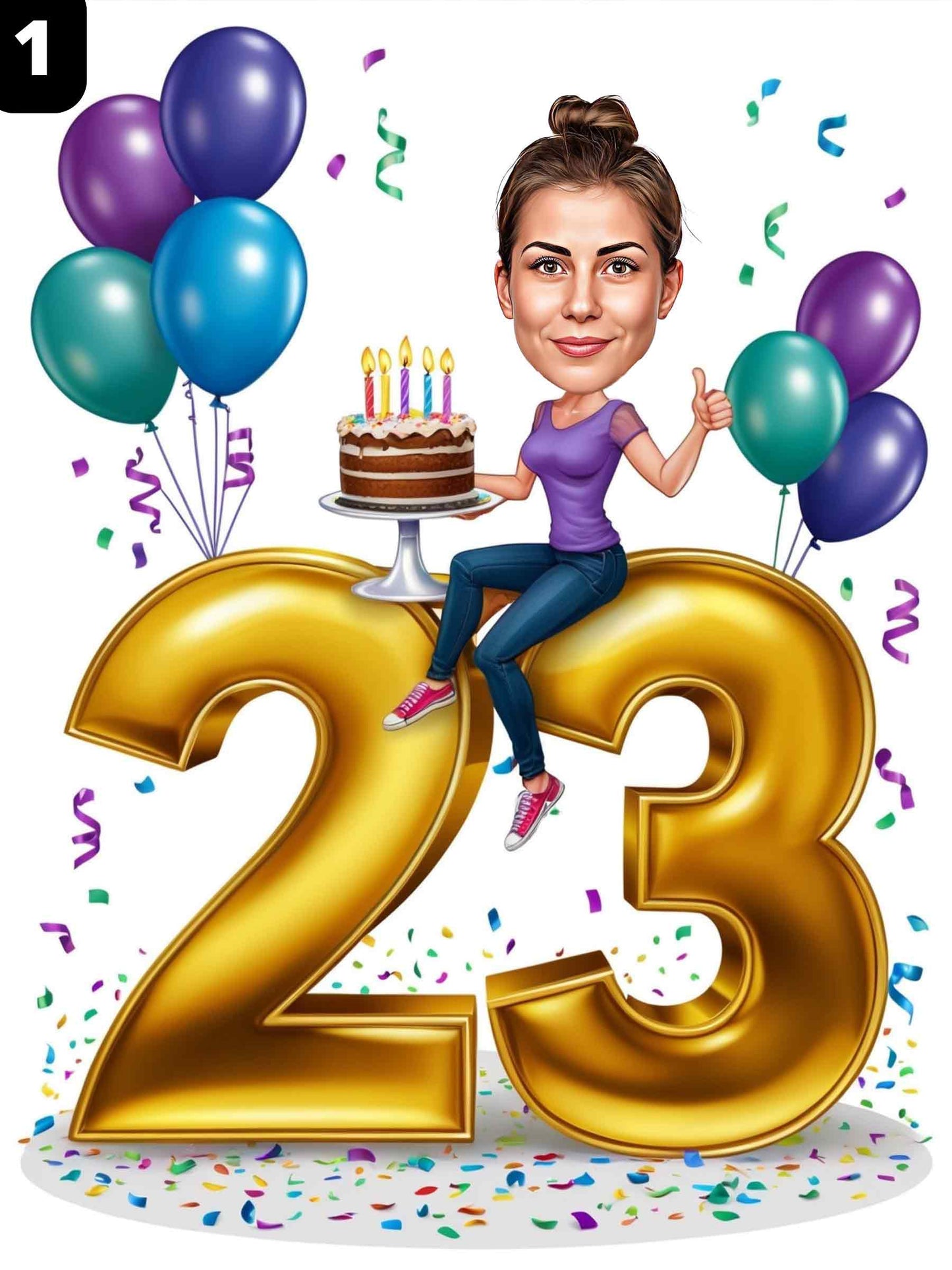 23e anniversaire - Femme