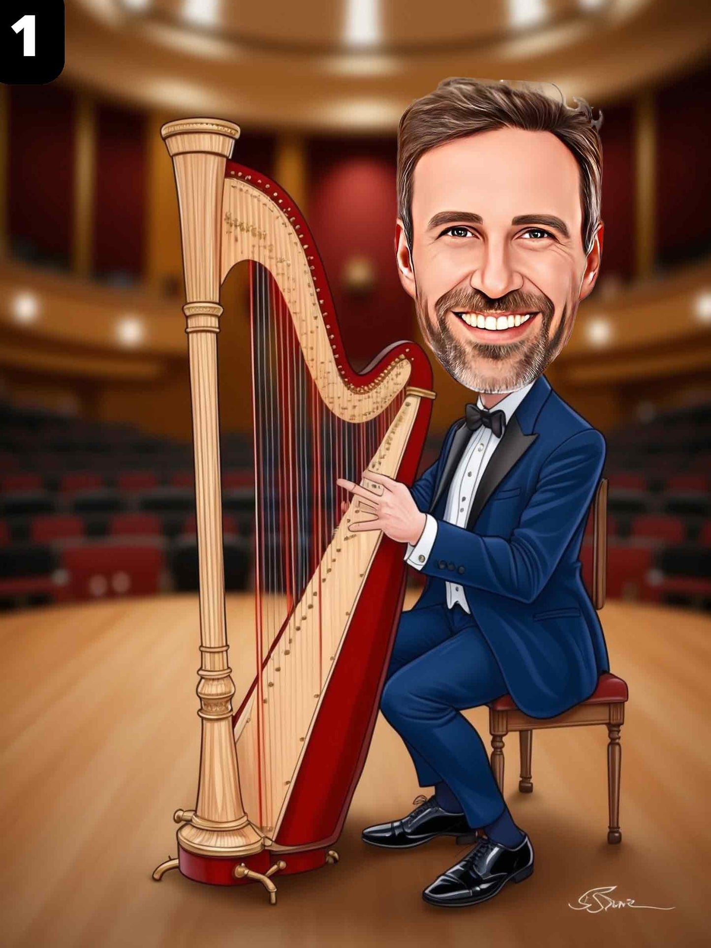 Harpist - Male