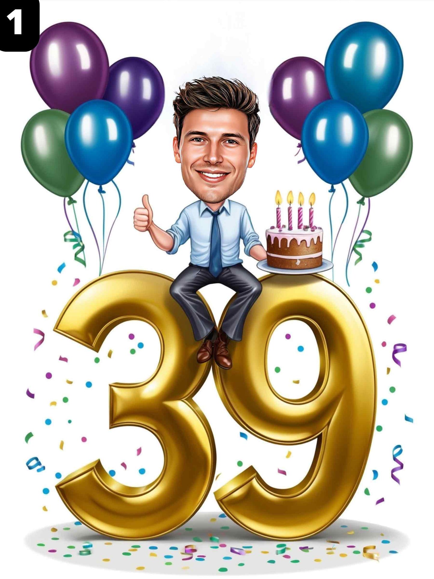 39e anniversaire - Homme