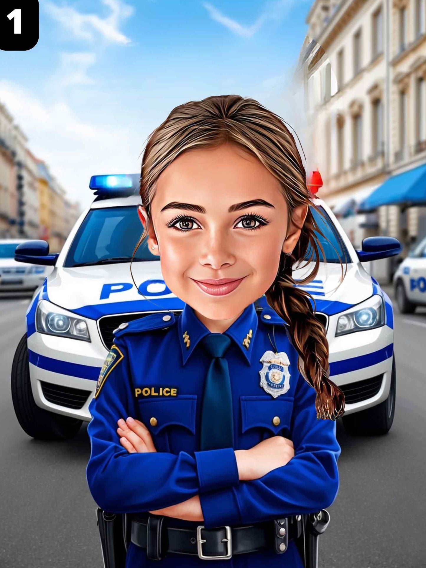 Officier de police - Fille