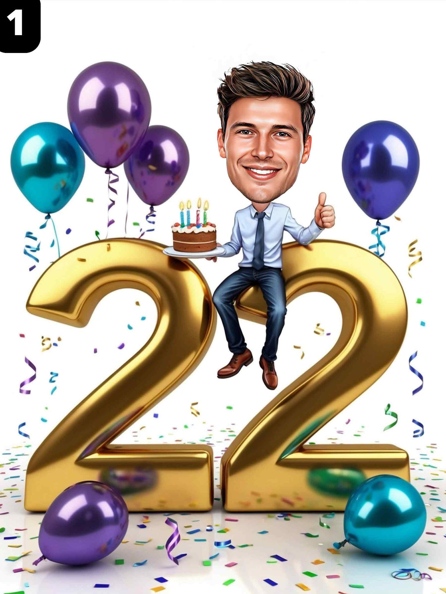 22e anniversaire - Homme