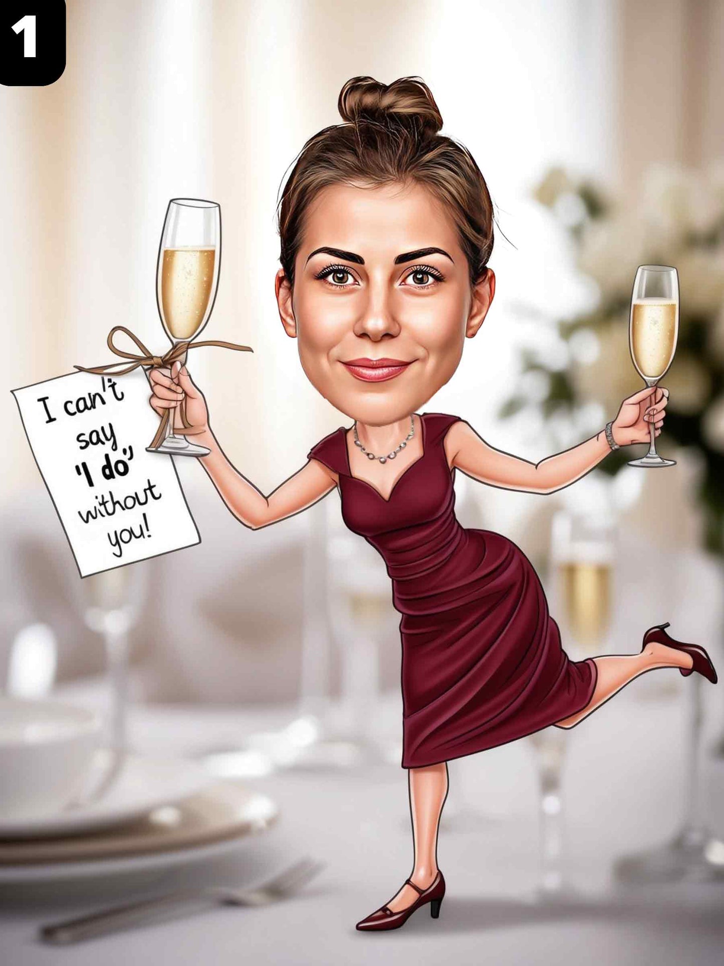Demande en mariage de demoiselle d'honneur