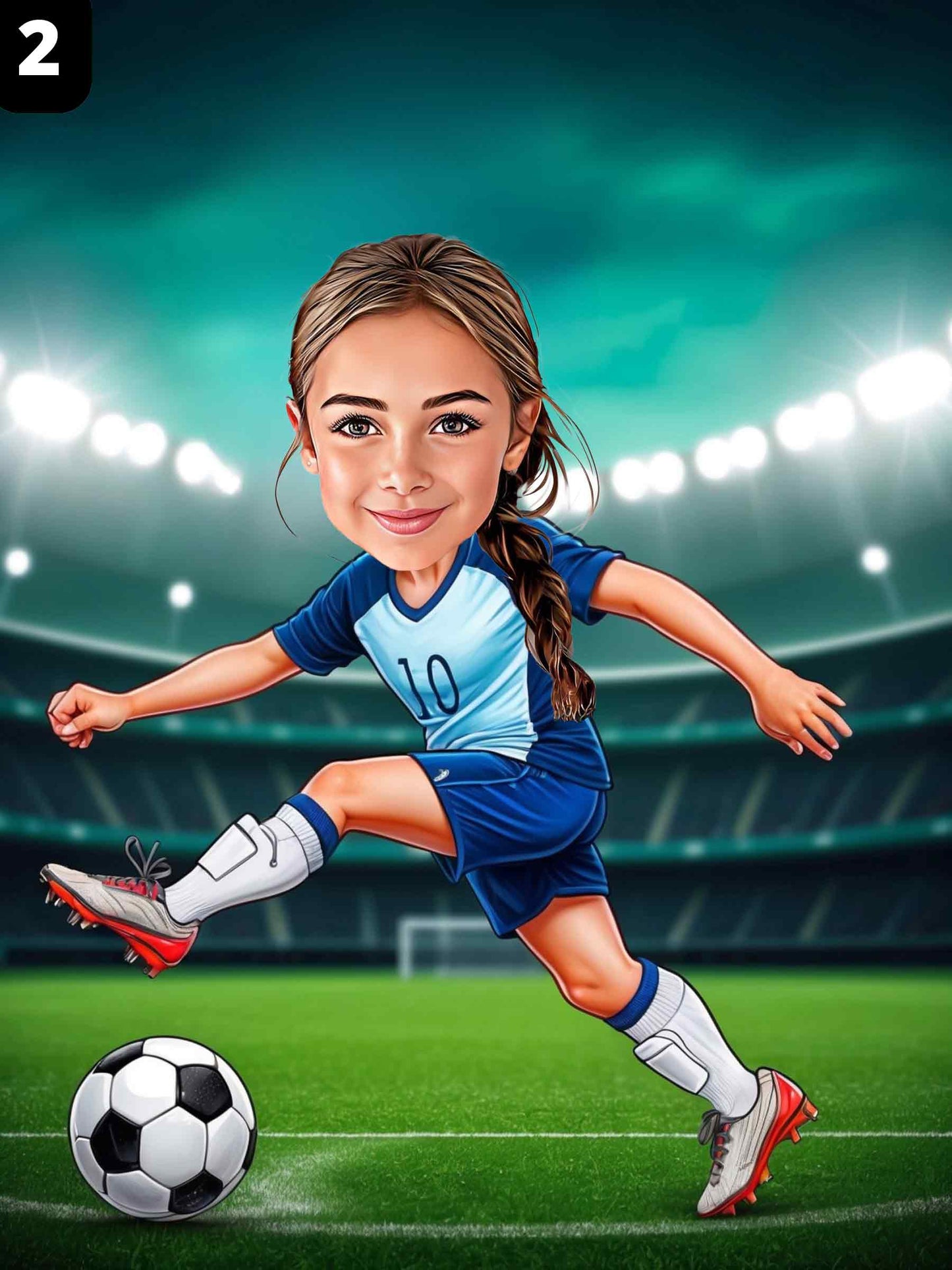 Joueur de football - Fille