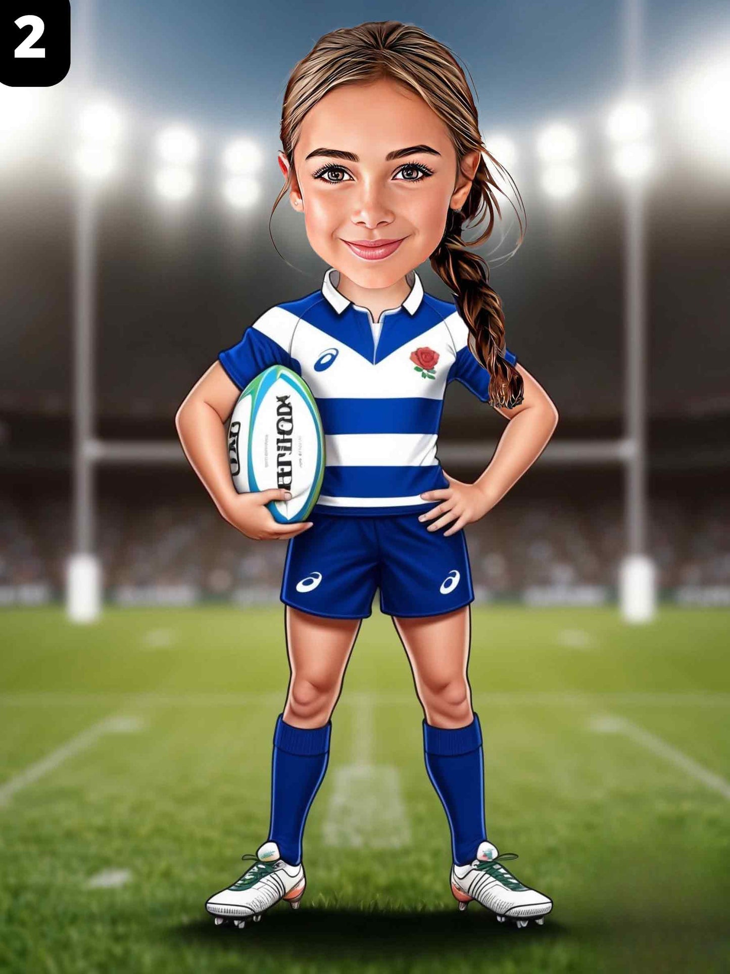 Rugby Player - Girl