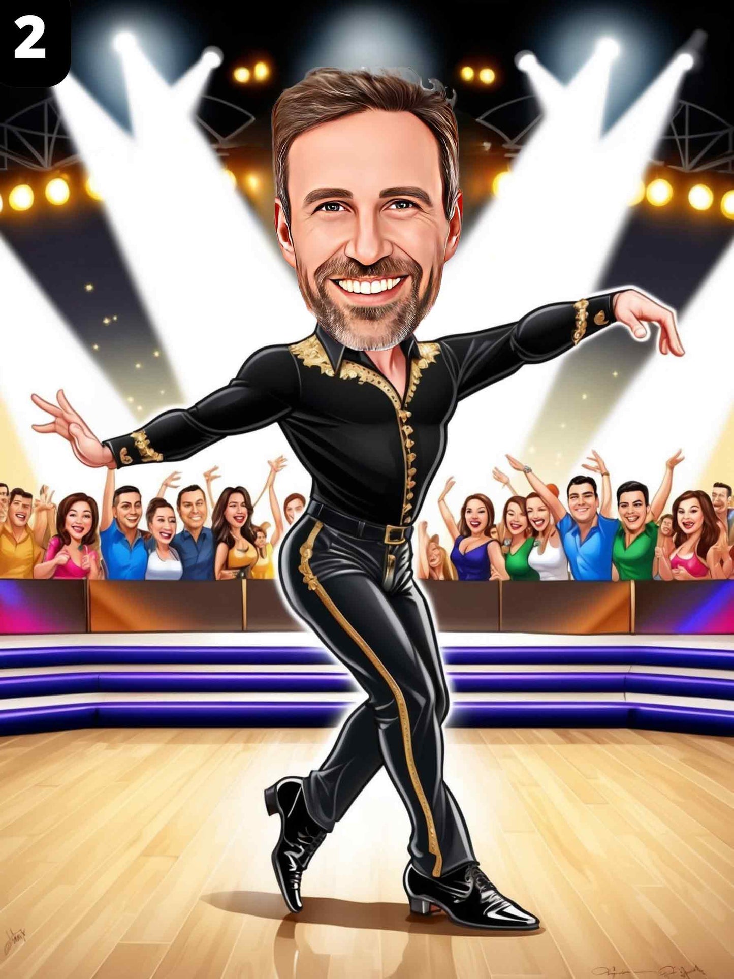 Danseur de salsa - Homme