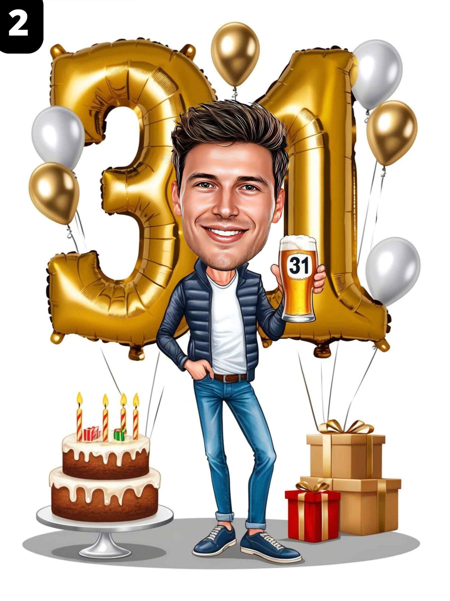 31e anniversaire - Homme