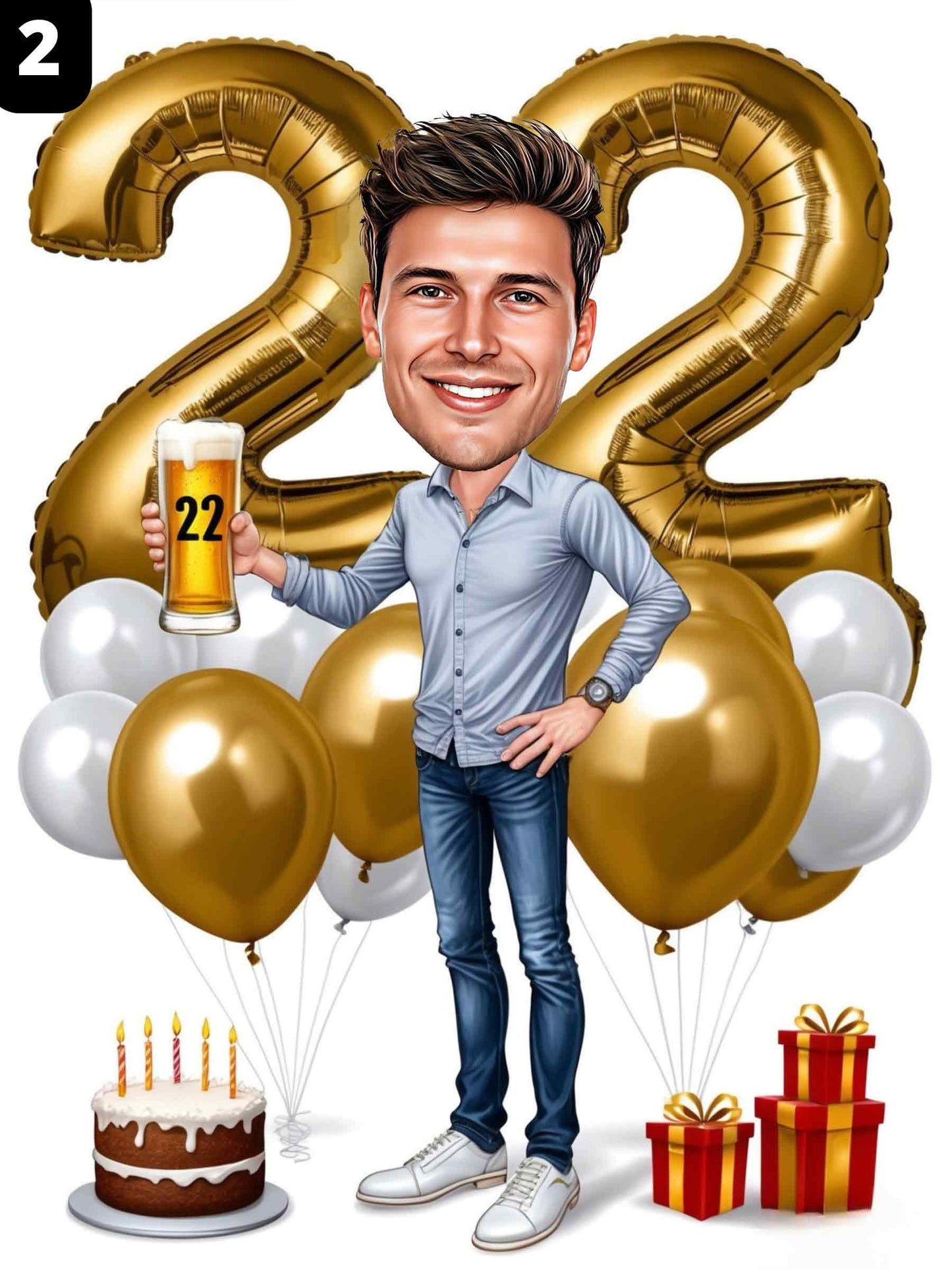 22e anniversaire - Homme