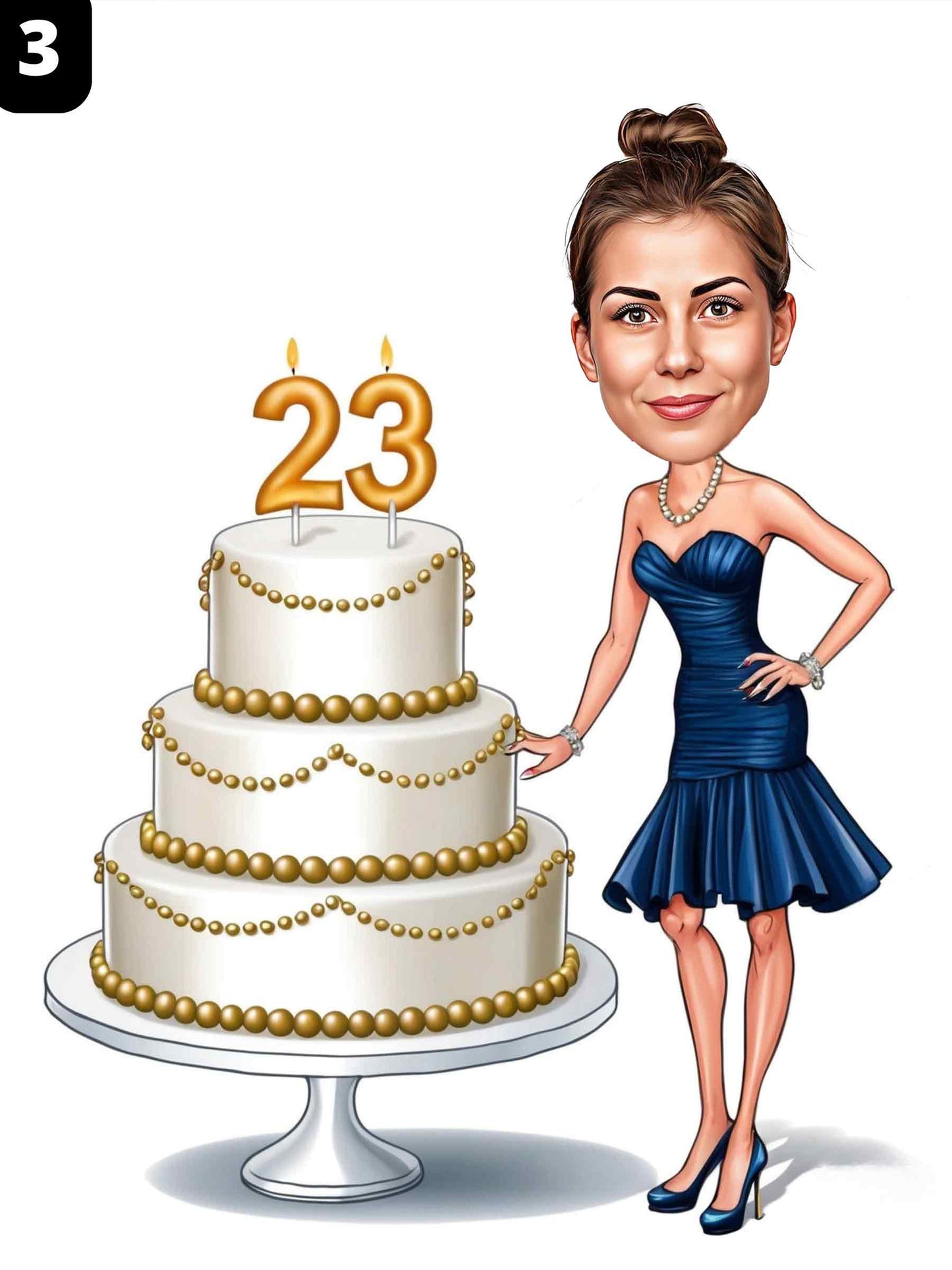 23e anniversaire - Femme