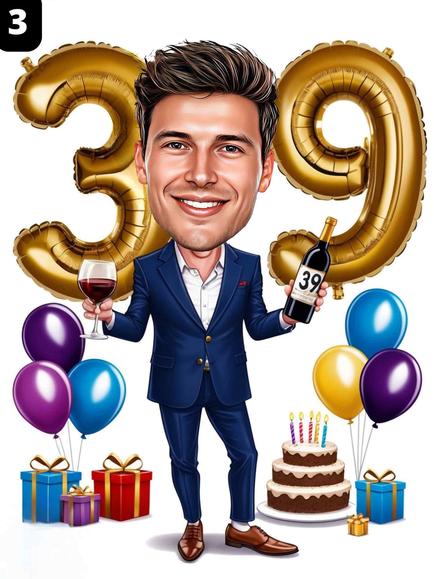 39e anniversaire - Homme