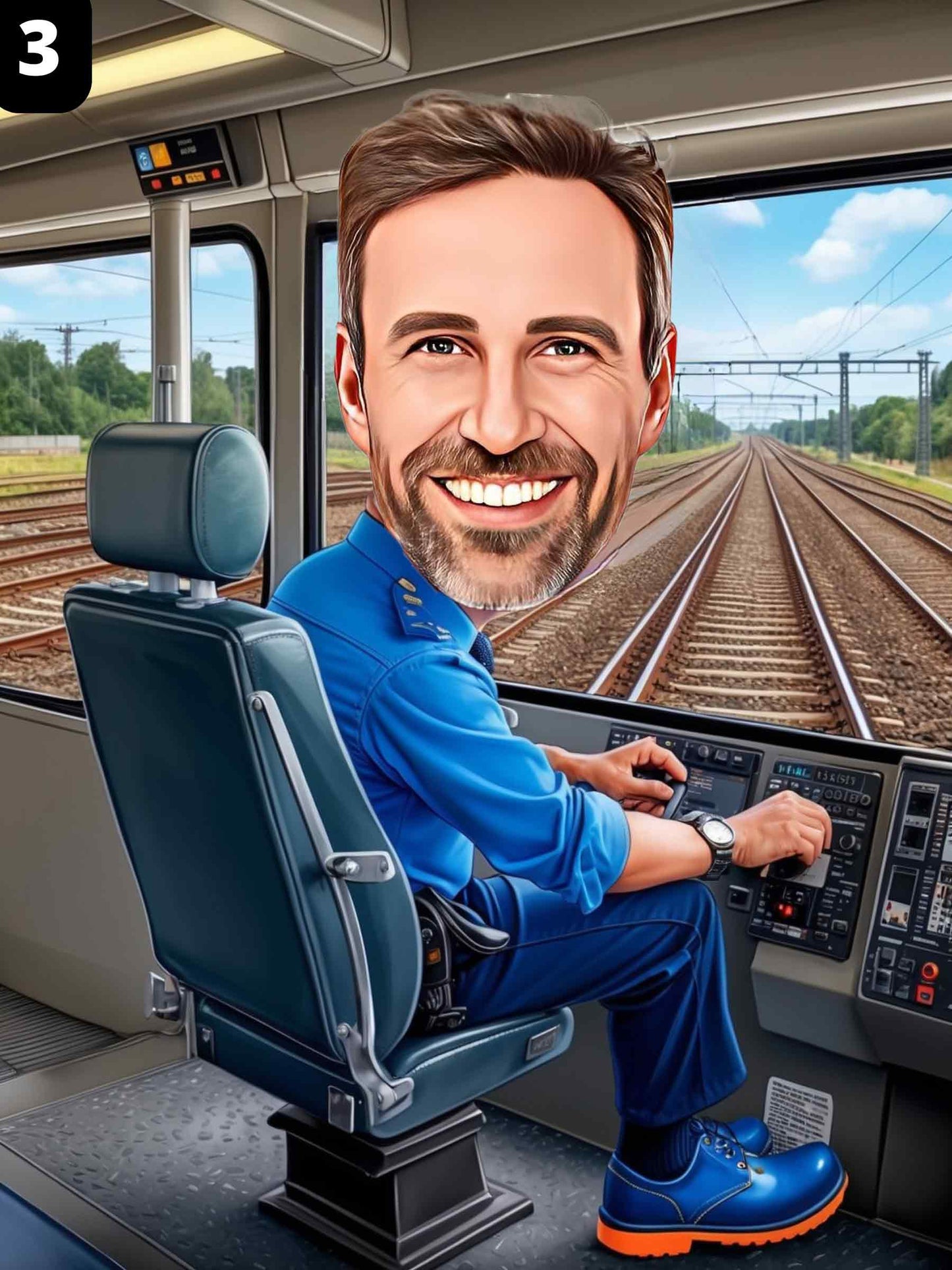 Conducteur de train - Homme