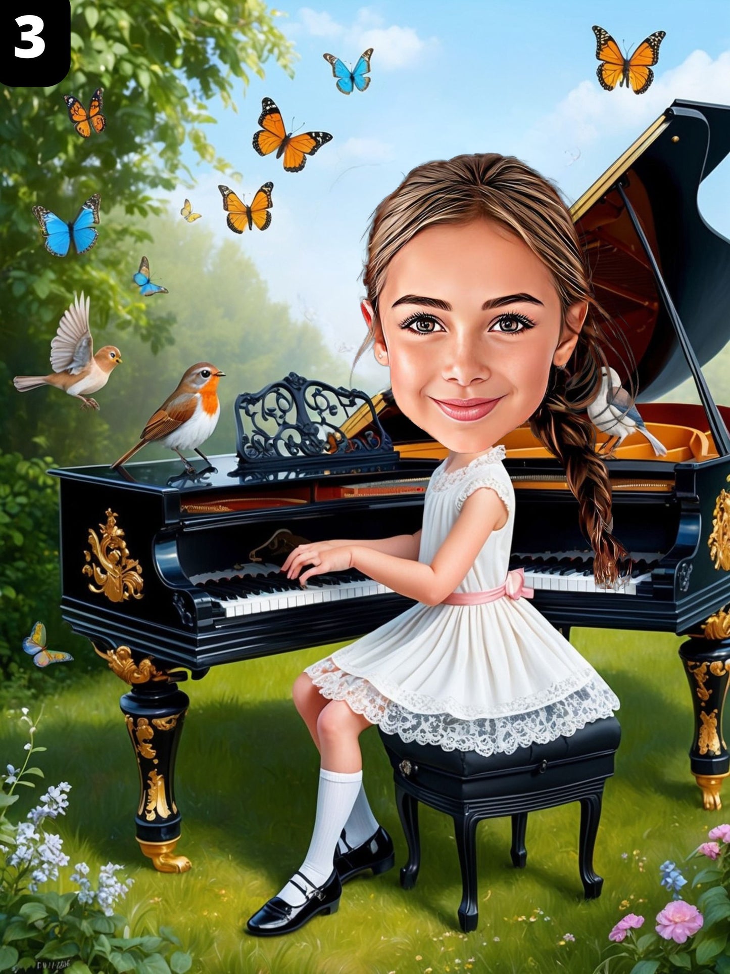 Pianiste - Fille