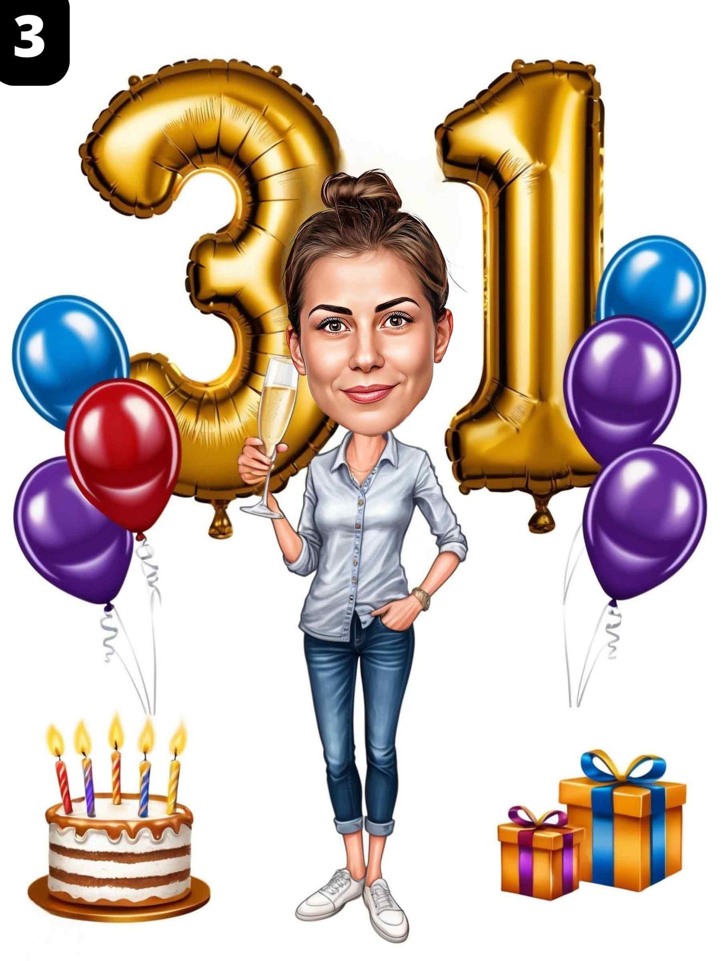 31e anniversaire - Femme