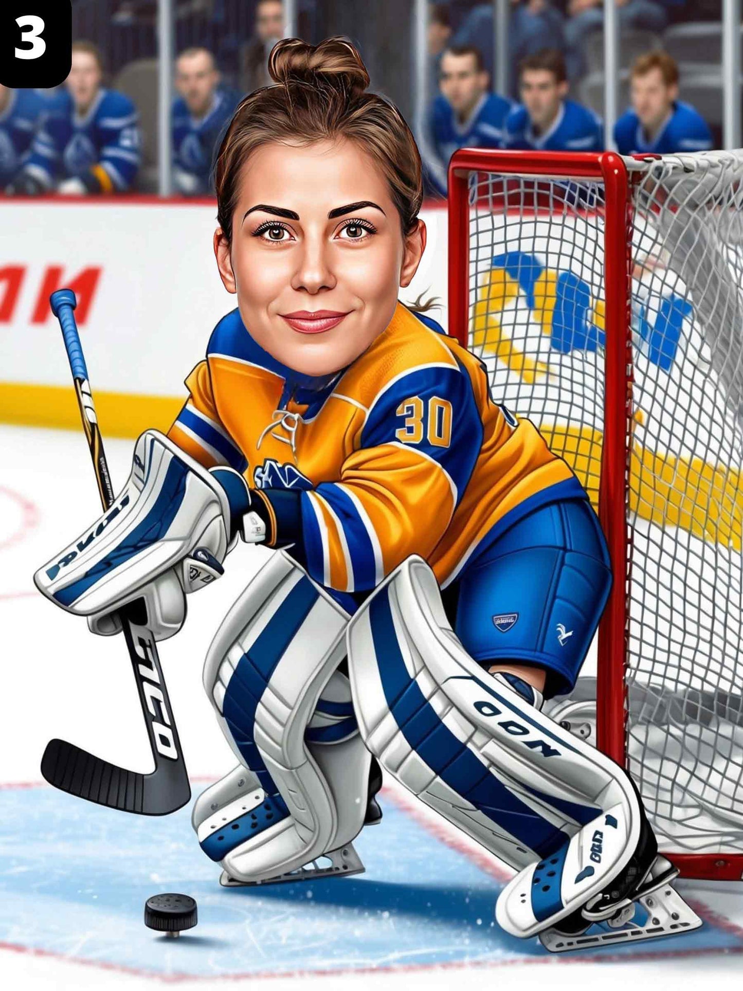 Joueuse de hockey - Femme