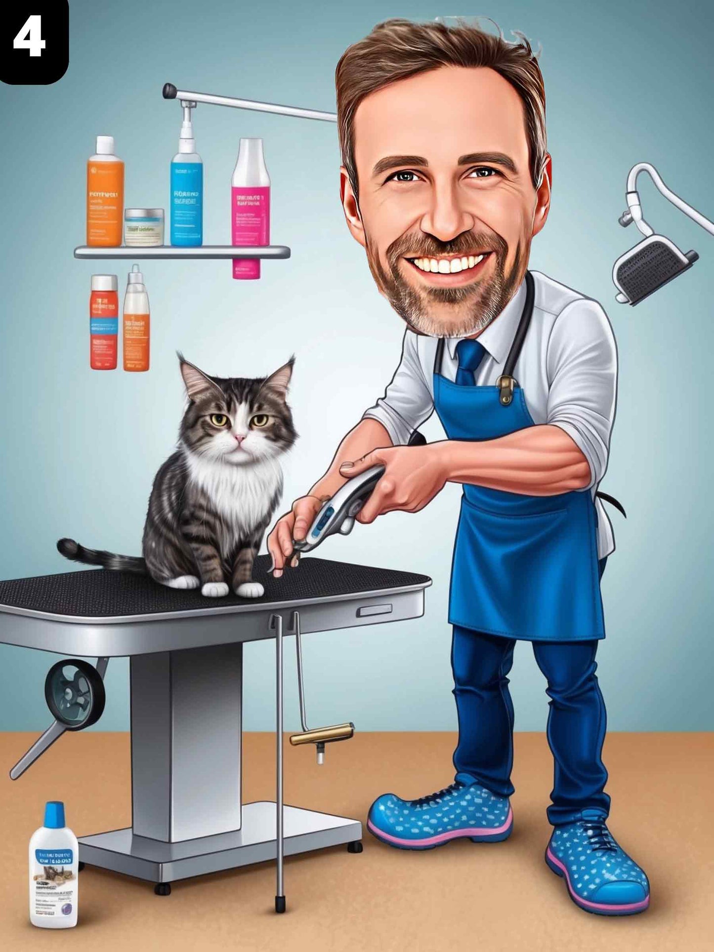 Toiletteur pour animaux de compagnie - Homme