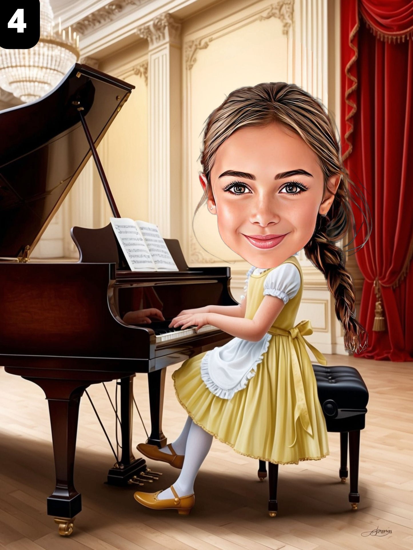Pianiste - Fille