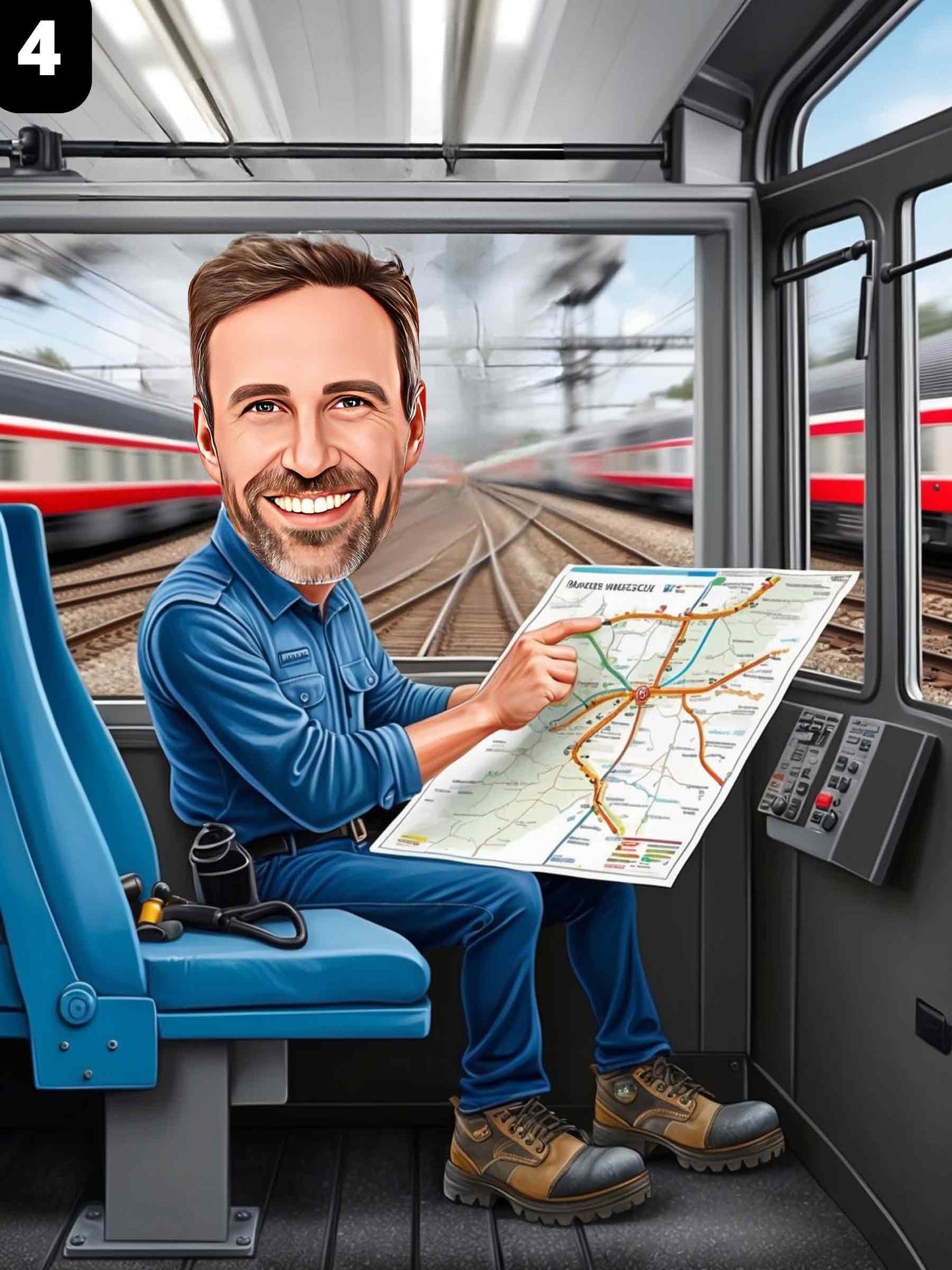 Conducteur de train - Homme