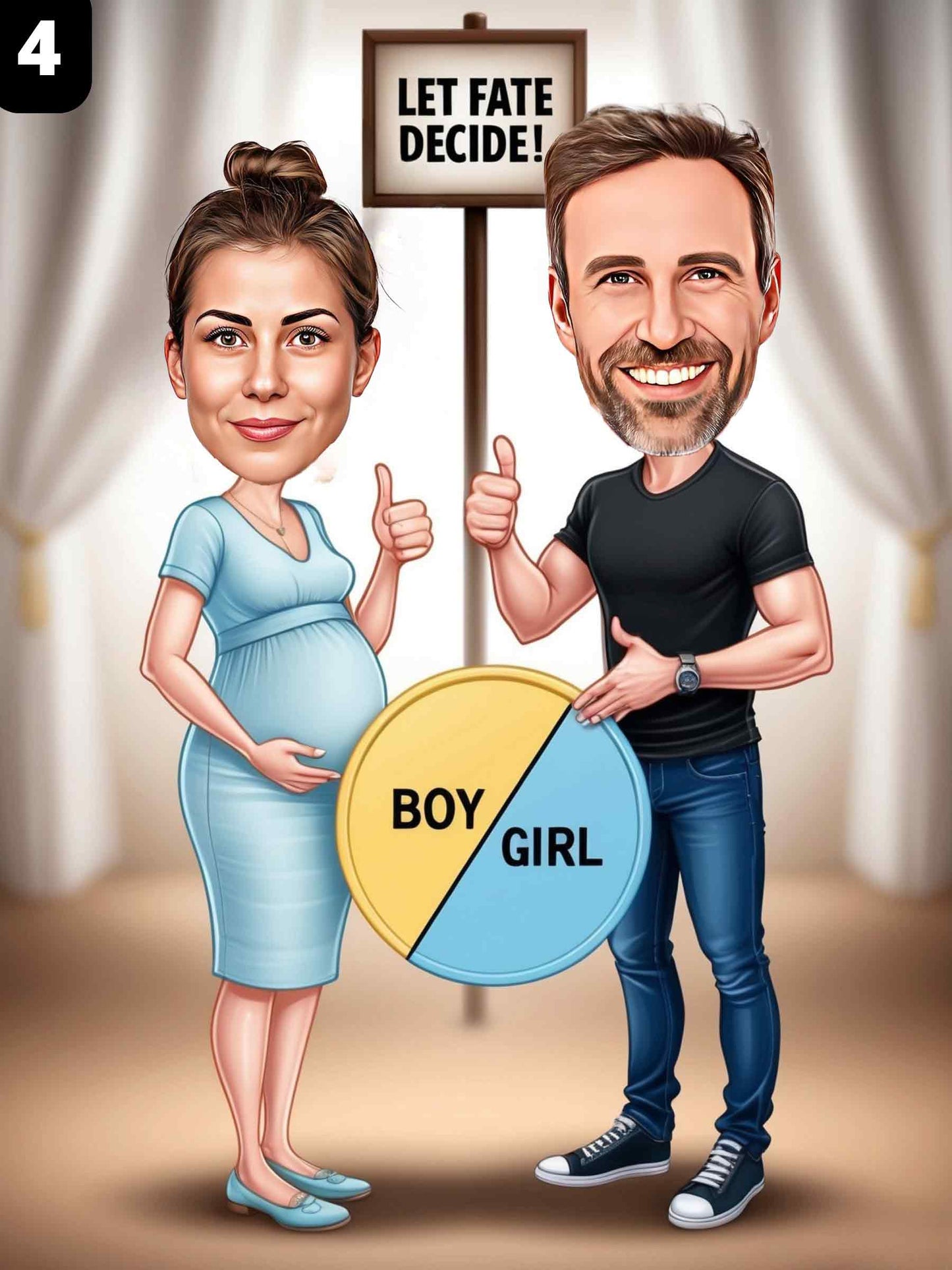 Baby Shower Guests - Couple