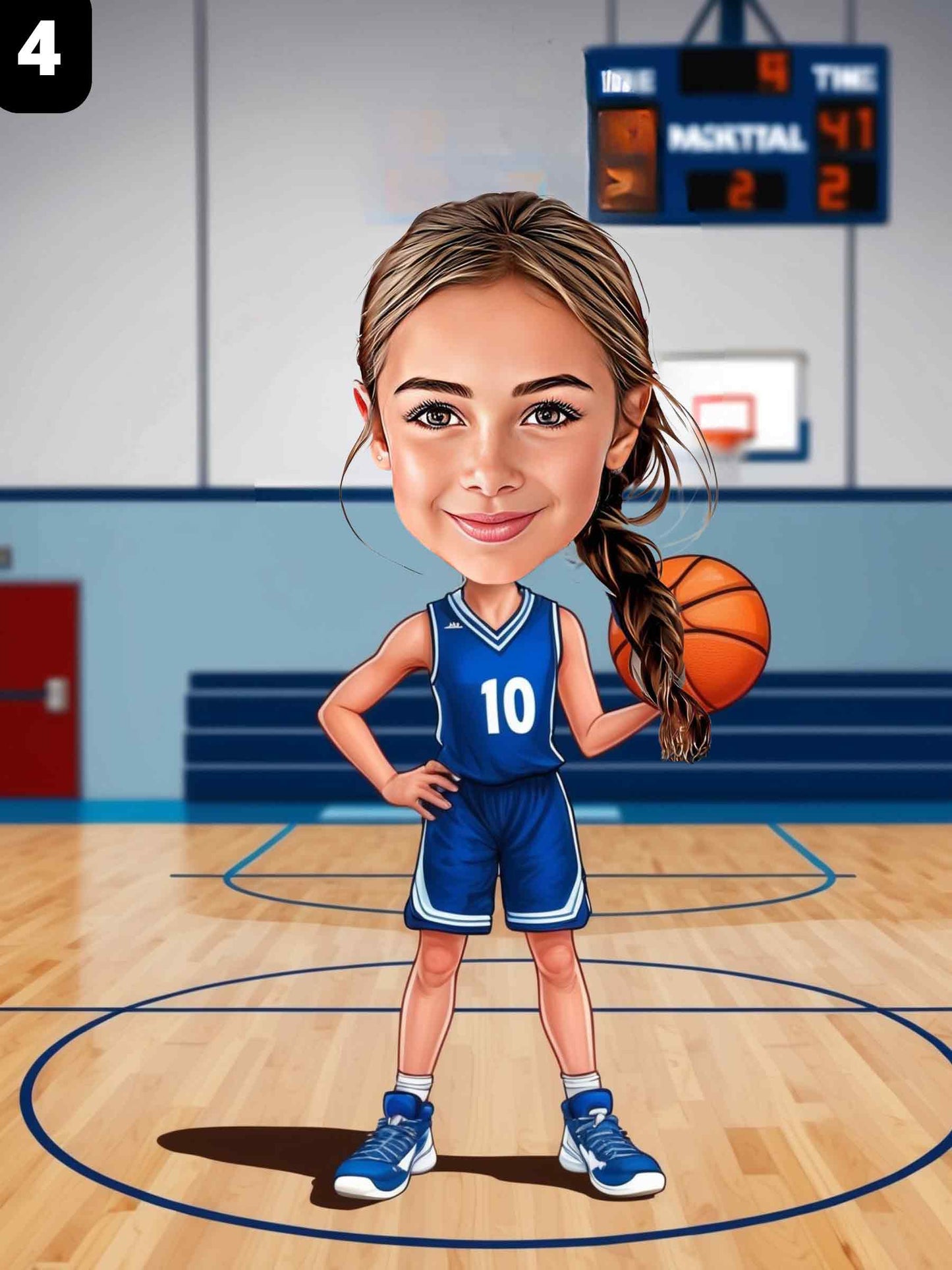 Joueuse de basket-ball - Fille