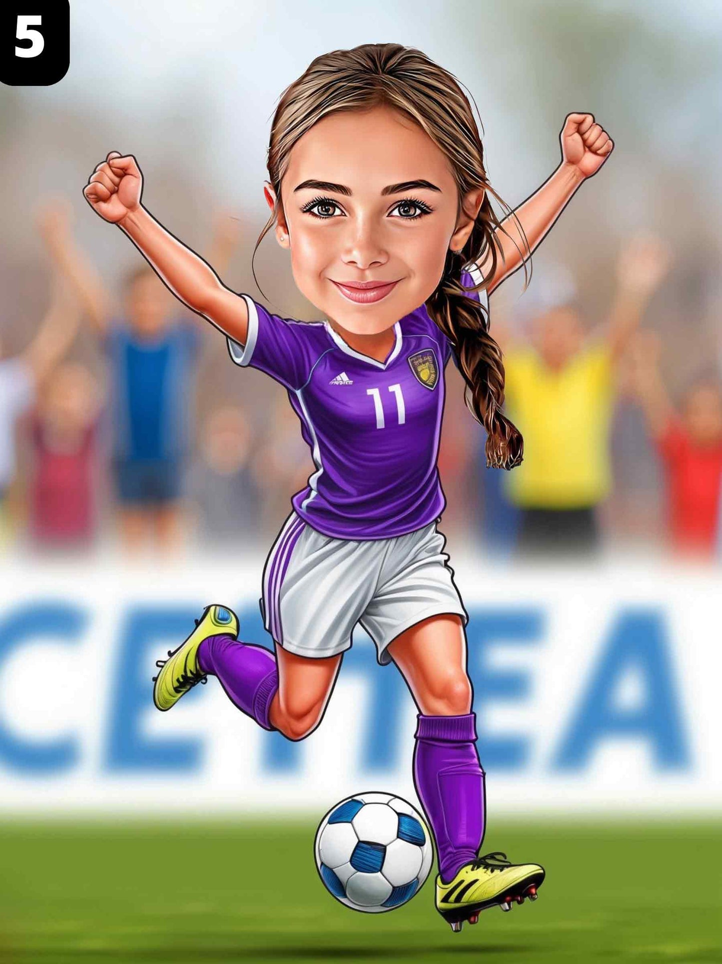 Joueur de football - Fille