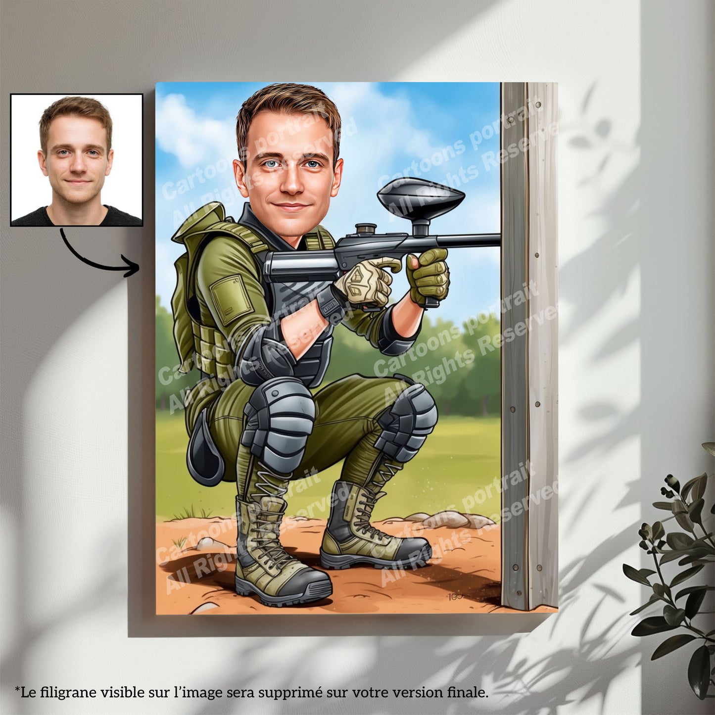 Paintball Player