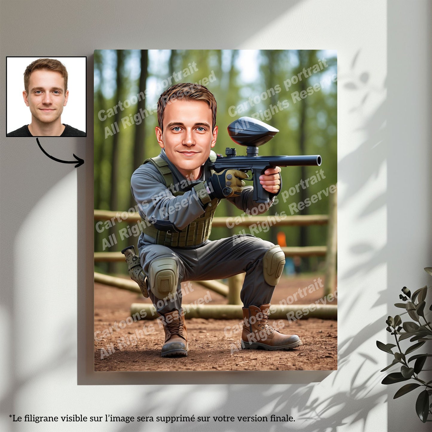 Paintball Player