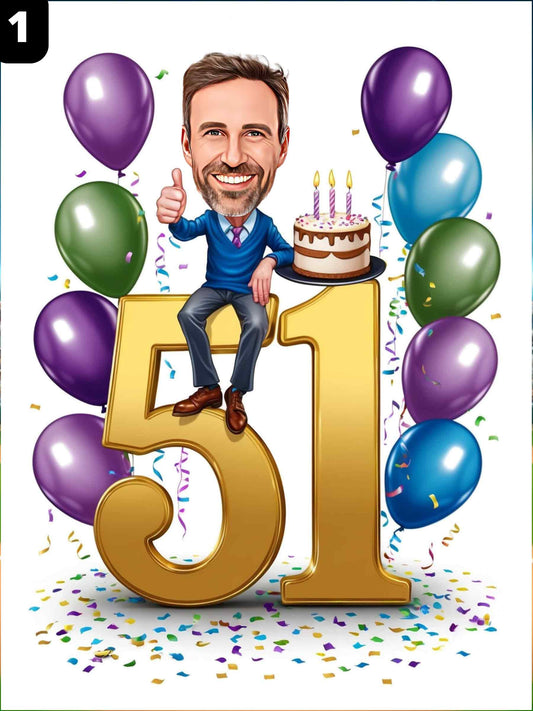 51e anniversaire - Homme