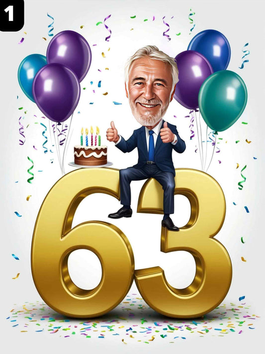 63e anniversaire - Homme