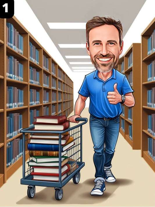 Bibliothécaire - Homme