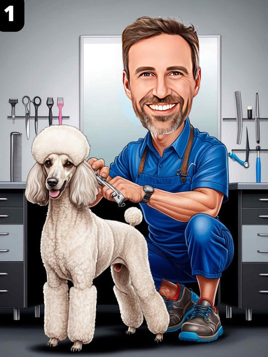 Toiletteur pour animaux de compagnie - Homme