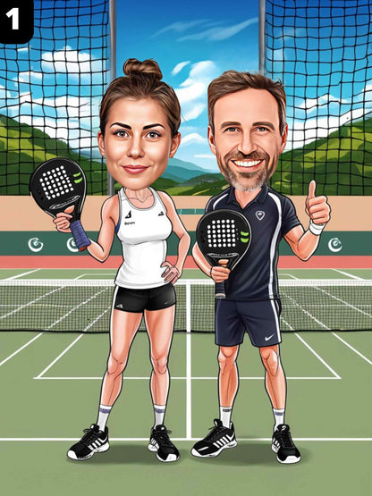 Paddle Players - Couple