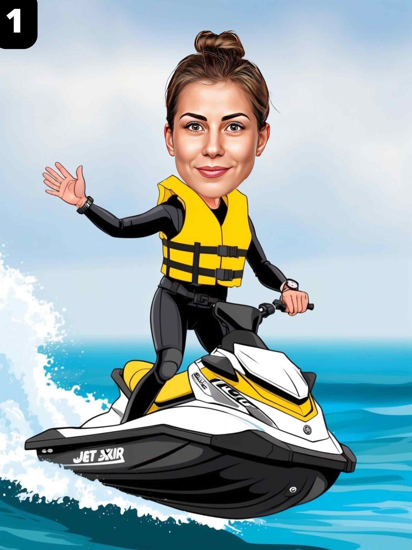 Pilote de jet ski - Femme