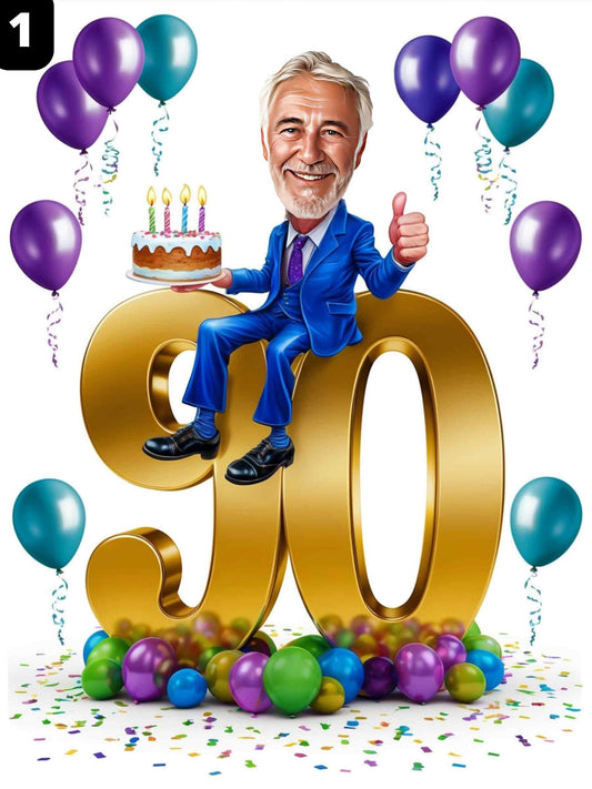 90th Birthday - Male