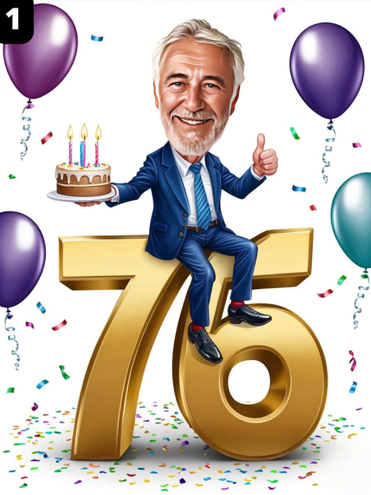 76e anniversaire - Homme