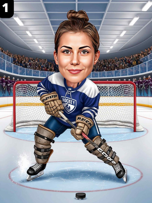 Joueuse de hockey - Femme