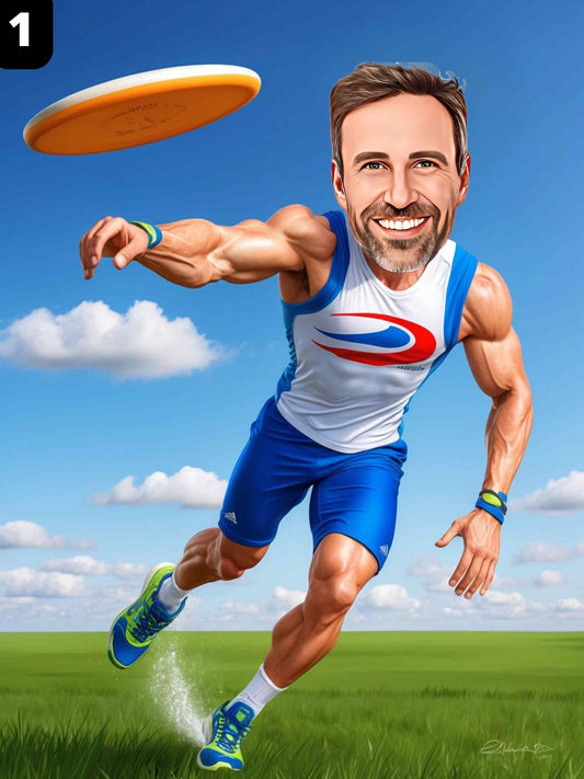 Joueur de frisbee - Homme