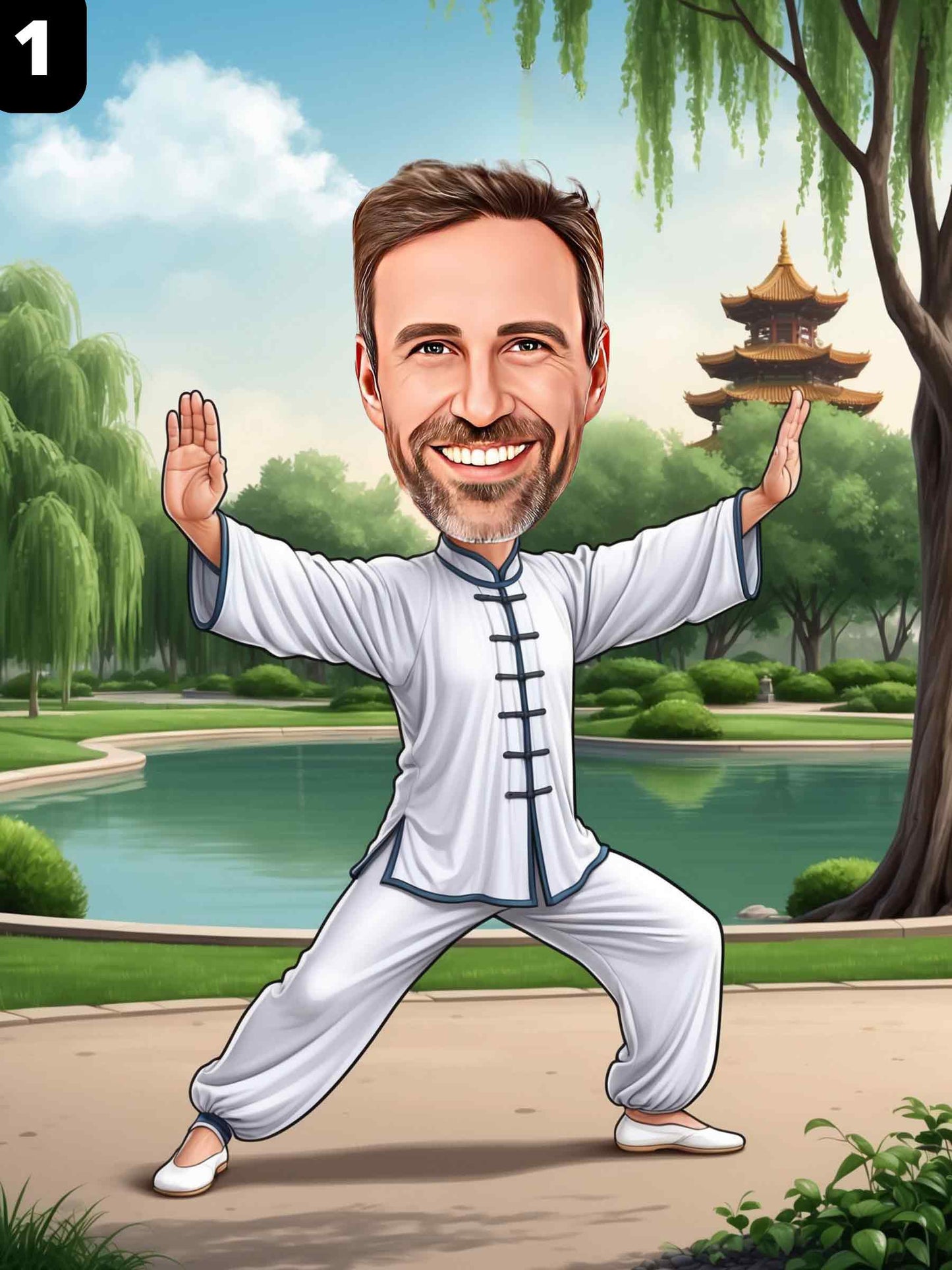 Praticien de Tai-Chi - Homme