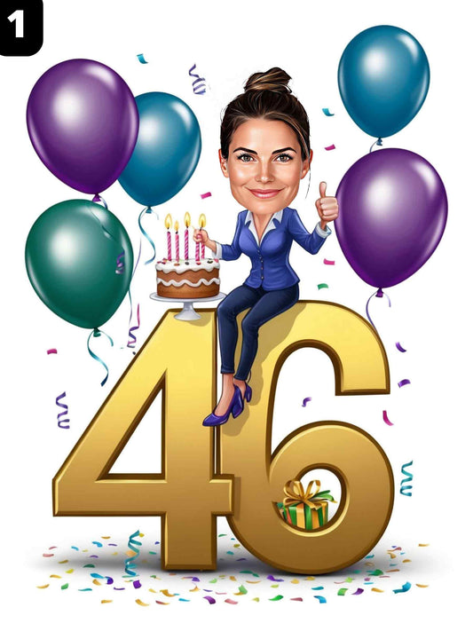 46e anniversaire - Femme