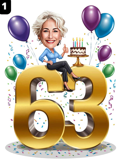 63e anniversaire - Femme
