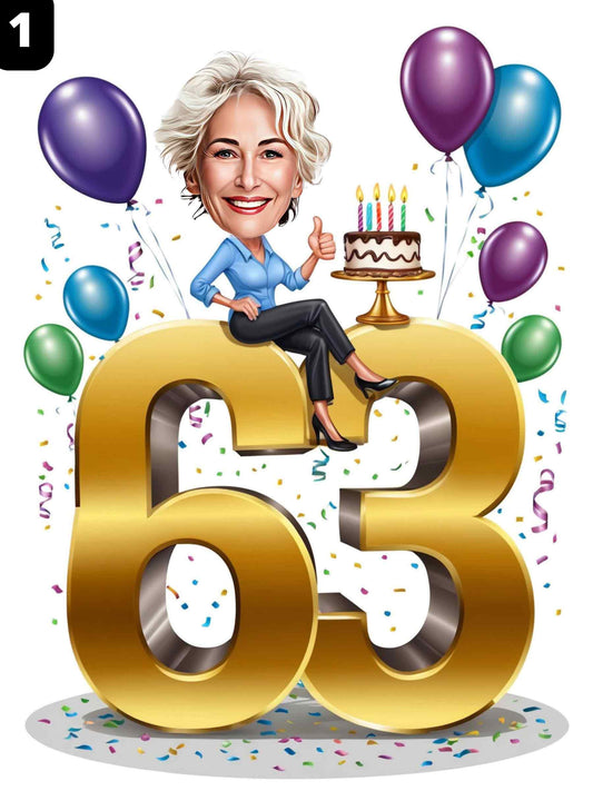 63e anniversaire - Femme