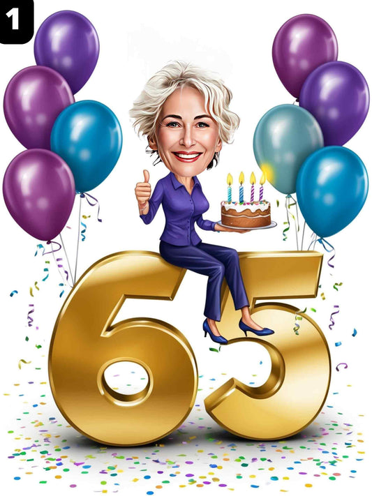 65e anniversaire - Femme