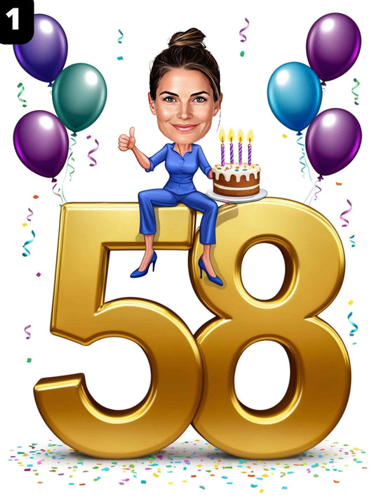 58e anniversaire - Femme