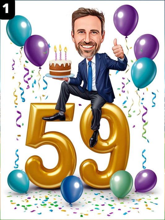 59e anniversaire - Homme