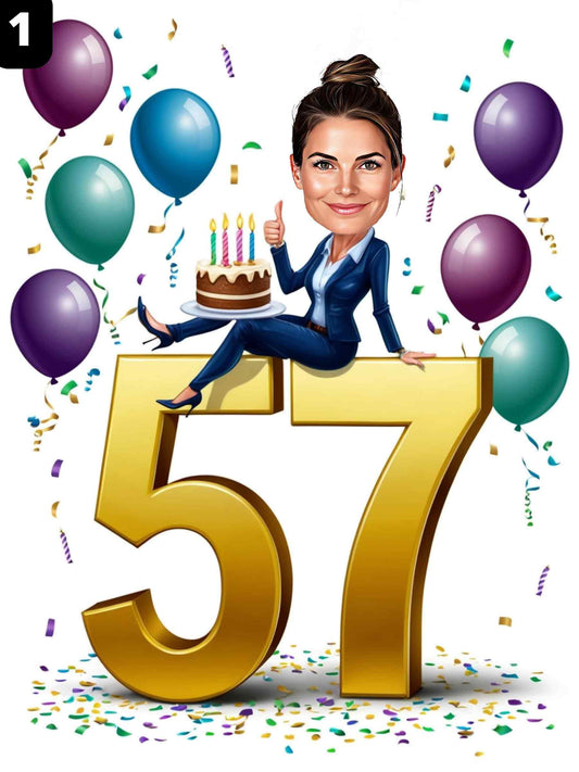 57e anniversaire - Femme