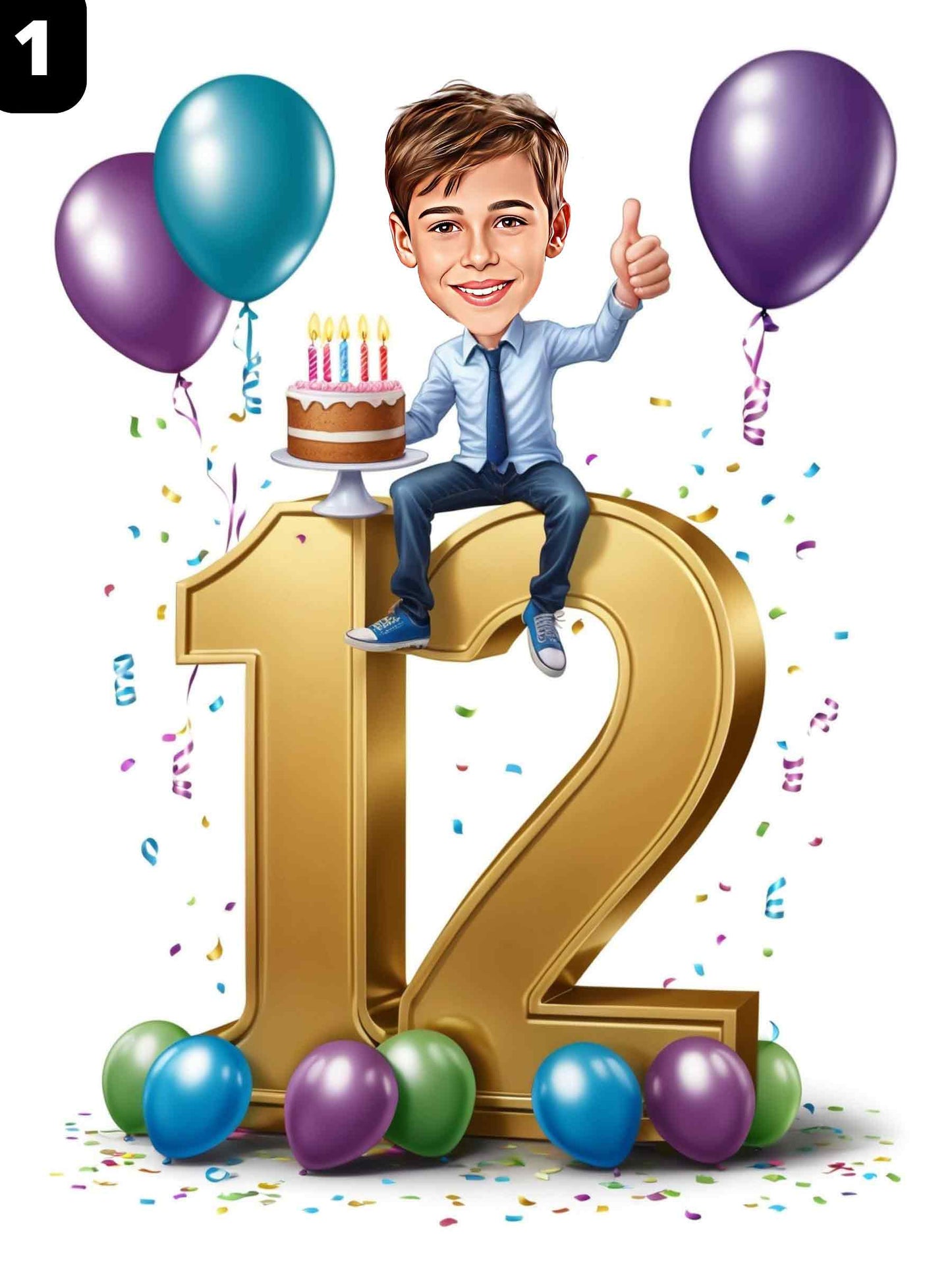 12e anniversaire - Homme