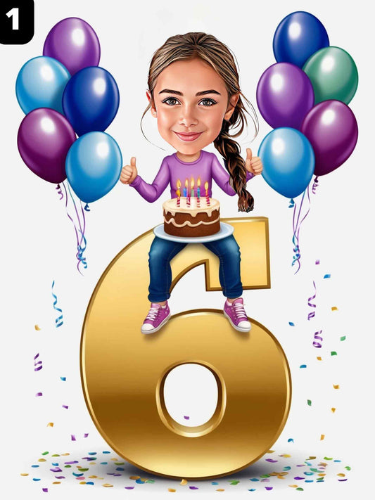 6e anniversaire - Femme