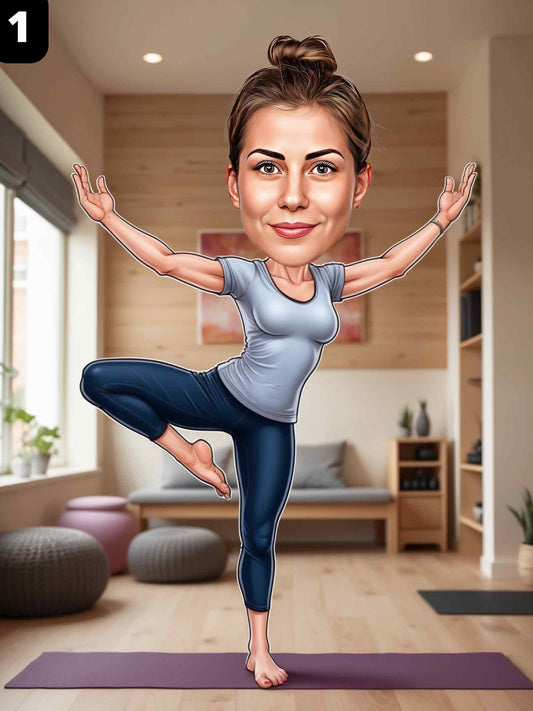 Praticienne de yoga - Femme