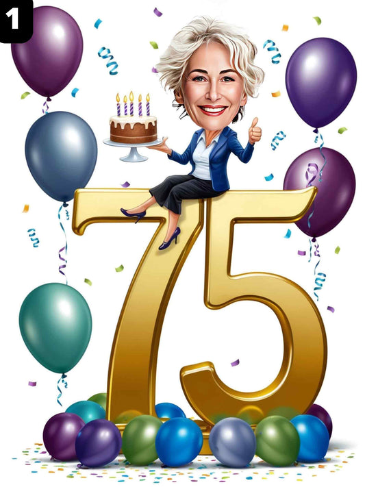 75e anniversaire - Femme