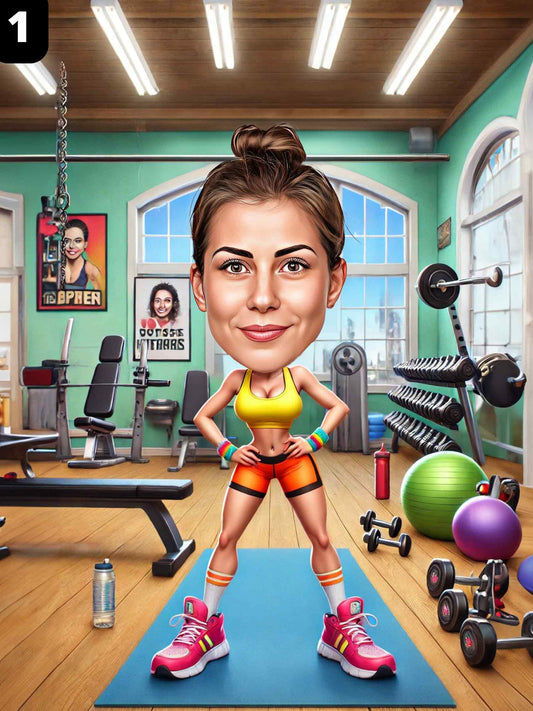 Passionnée de fitness - Femme