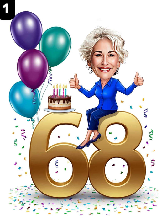 68e anniversaire - Femme